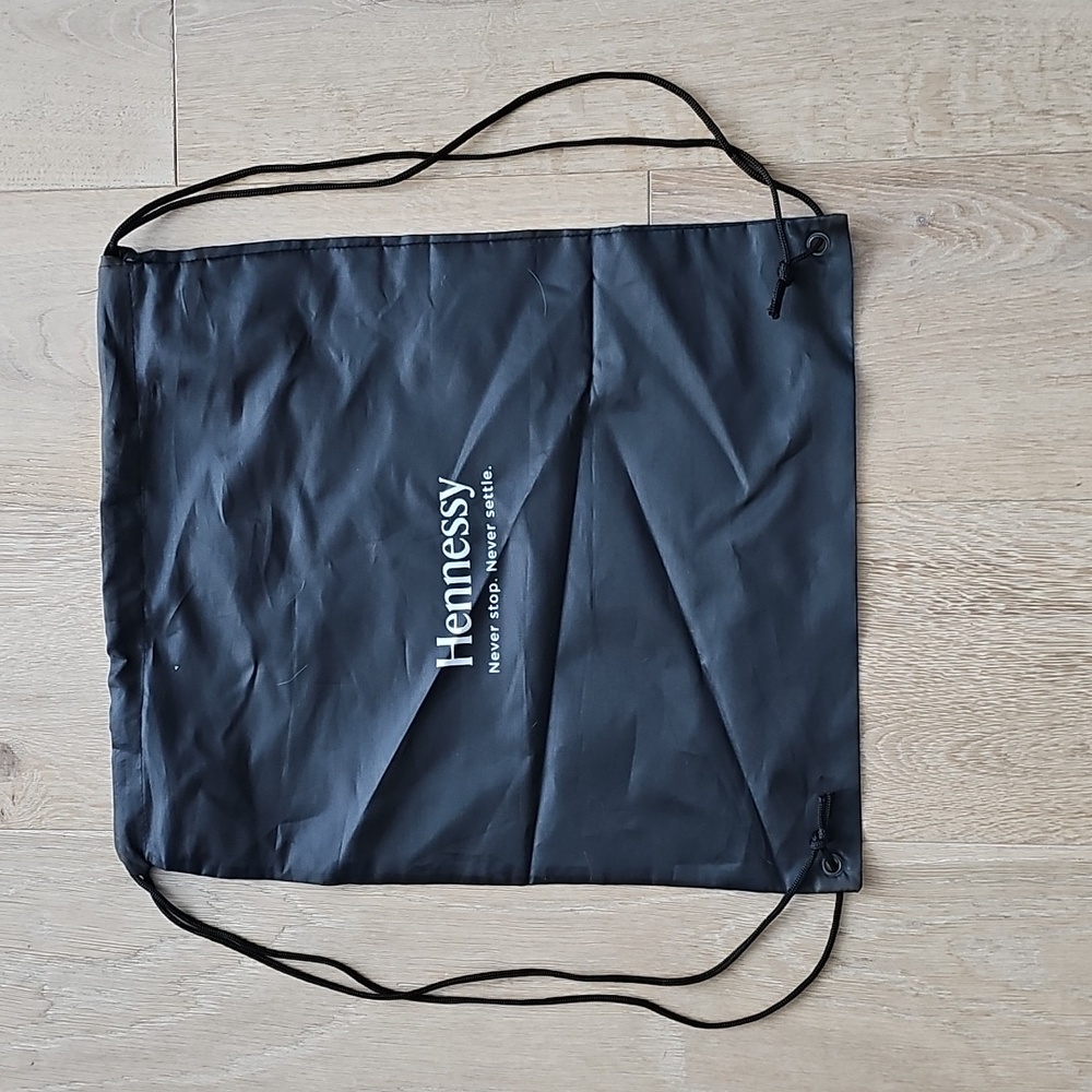 NWOT Hennessy Drawstring Backpack Bag